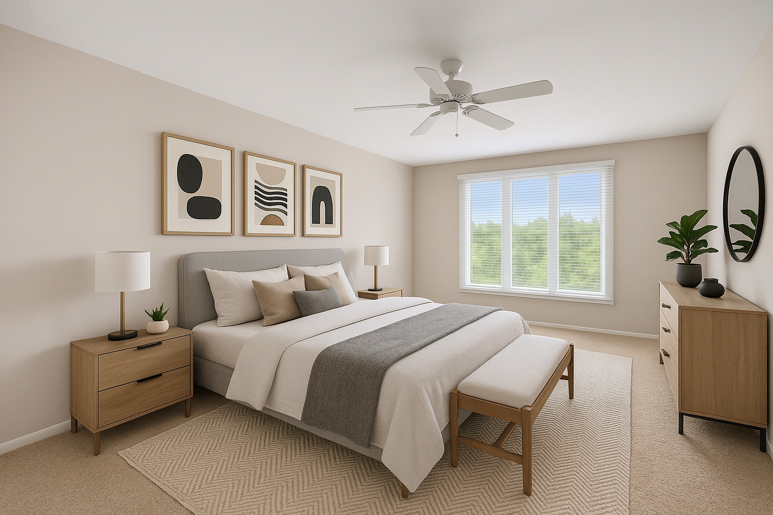 1771 Mission Hills Road, Unit 412 Northbrook, IL 60062 - Photo 11 of 21 a bedroom with a bed and a window