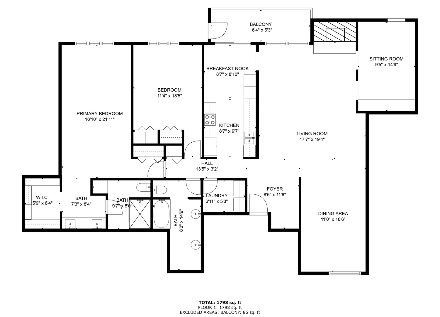 1771 Mission Hills Road, Unit 412 Northbrook, IL 60062 - Photo 21 of 21 a picture of a bathroom with a shower