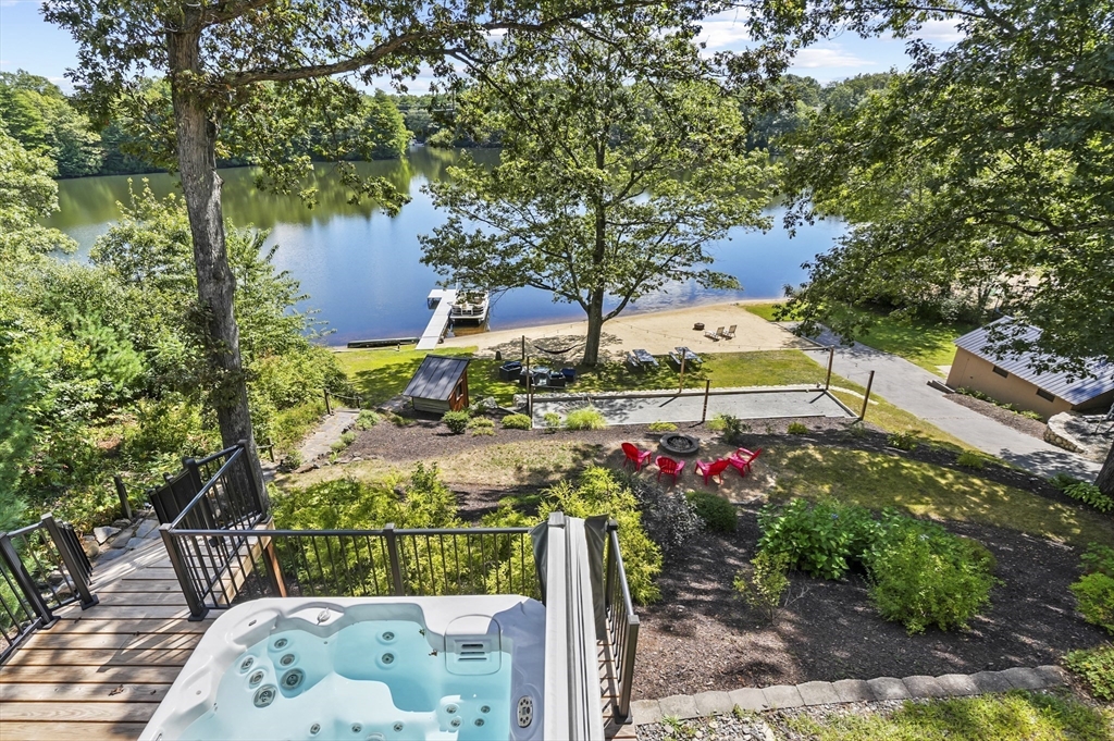 19 Sprague Road Clinton, MA 01510 - Photo 3 of 40 a view of a garden with an outdoor seating