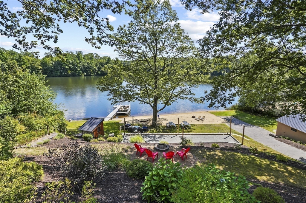 19 Sprague Road Clinton, MA 01510 - Photo 36 of 40 a view of a garden with swimming pool