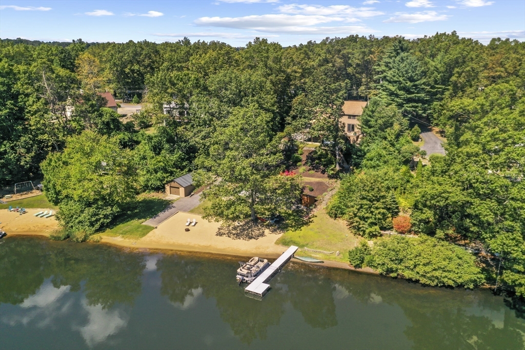 19 Sprague Road Clinton, MA 01510 - Photo 37 of 40 a view of a lake with a yard