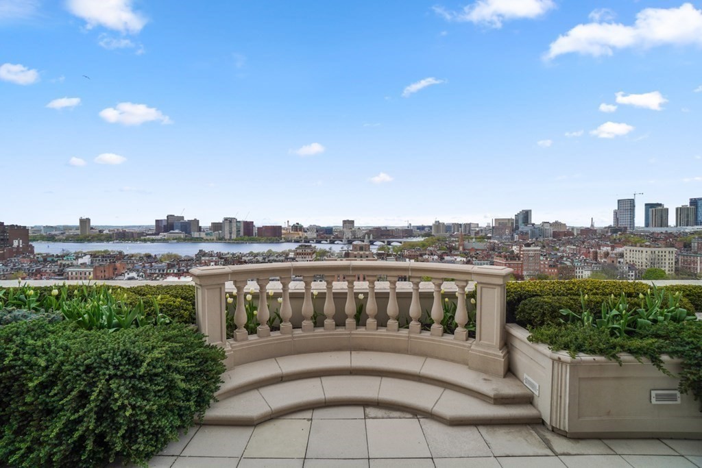 2 Commonwealth Avenue, Unit PH2 & 16E Boston, MA 02116 - Photo 7 of 24 a view of a balcony with city view