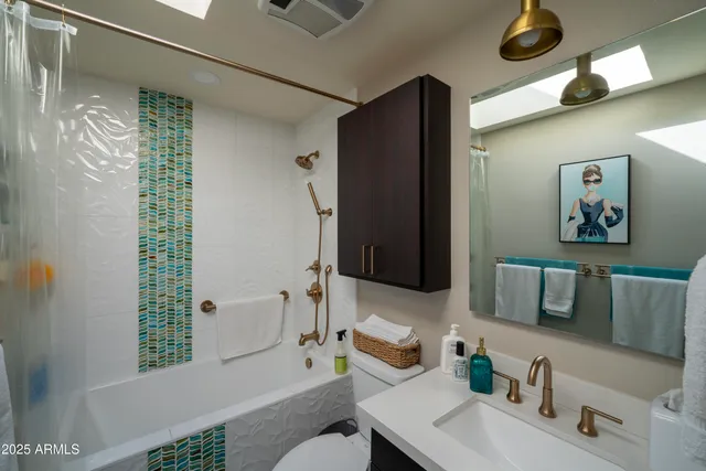 a view of a garage with a bike and a garage