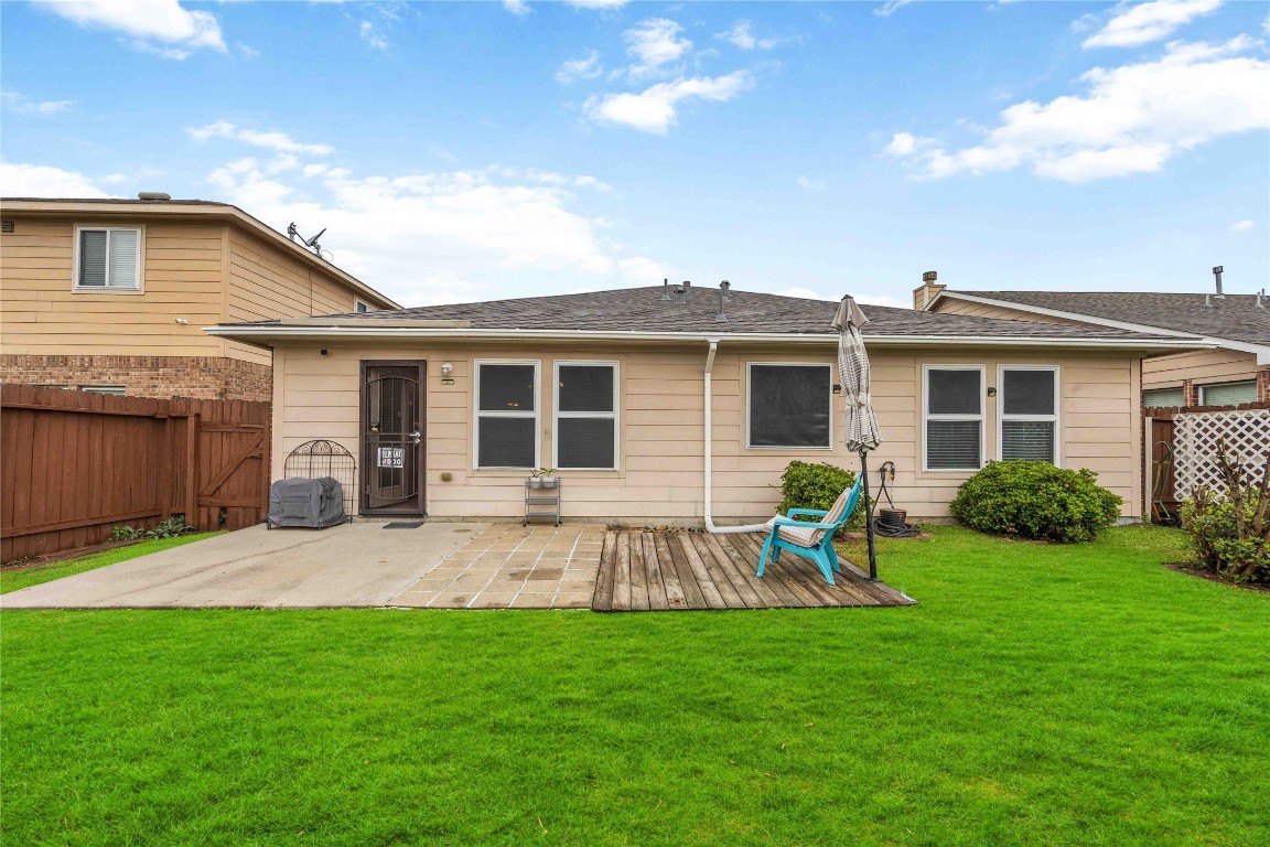 3022 Pathfinders Pass Spring, TX 77373 - Photo 23 of 24 a view of a house with a backyard
