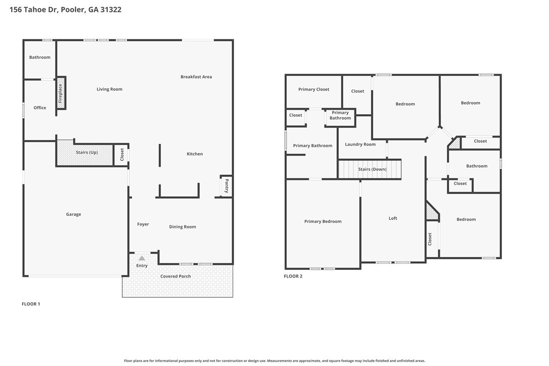 156 Tahoe Drive Pooler, GA 31322 - Photo 53 of 53 Floor Plan