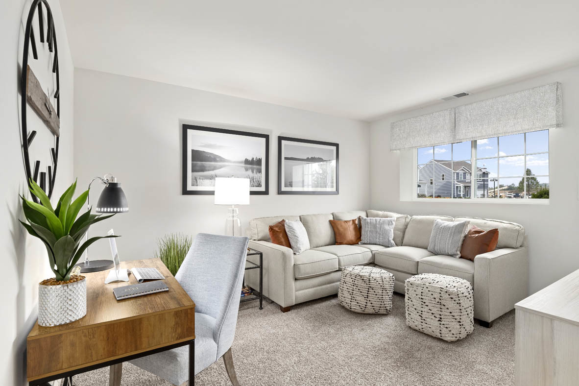 1411 Oakfield Lane Pingree Grove, IL 60140 - Photo 5 of 40 a living room with furniture and a potted plant