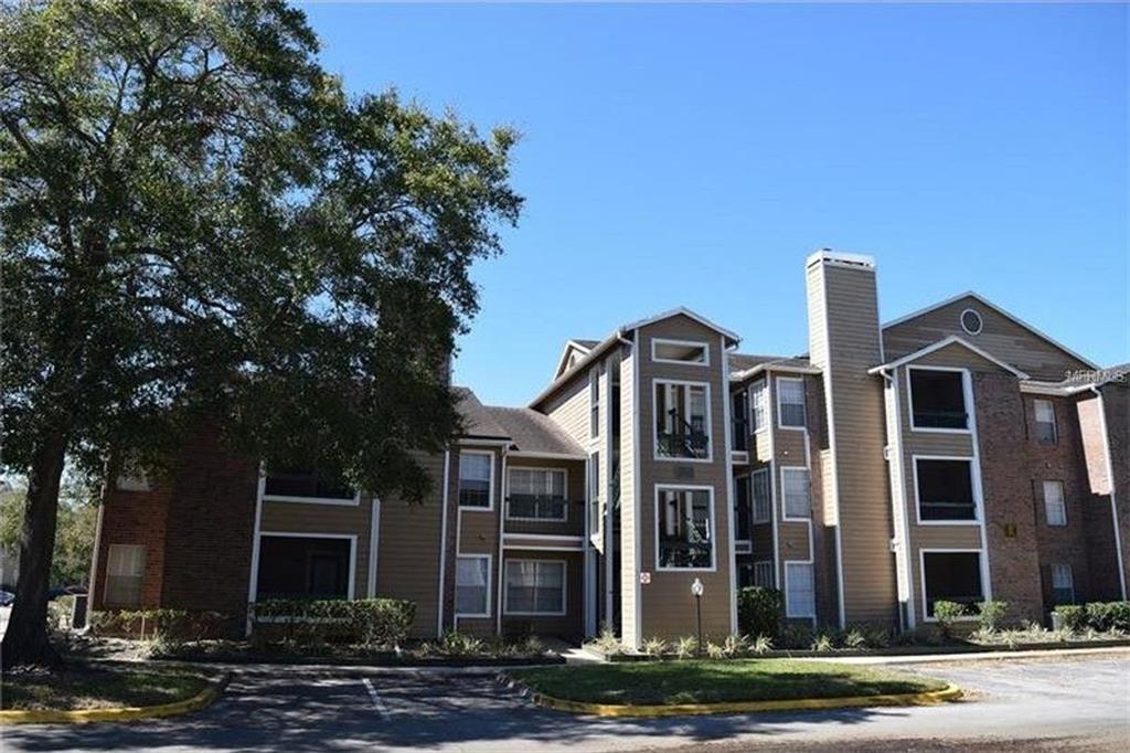 a front view of a building