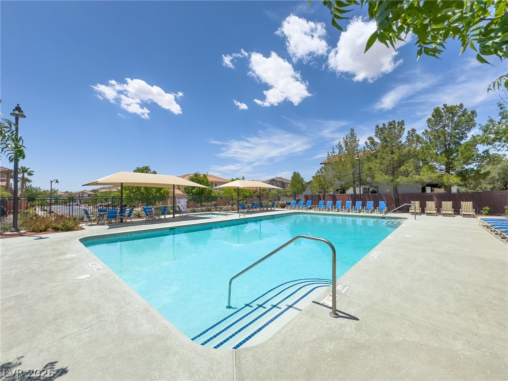 1333 Jamesbury Road Las Vegas, NV 89135 - Photo 38 of 43 An inviting resort-style pool with ample lounging space, perfect for sun-drenched relaxation.