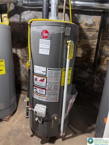 a view of water heater room