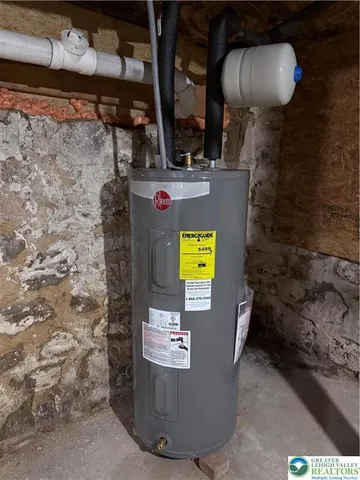 a view of water heater room