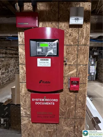 a sign on the side of a building