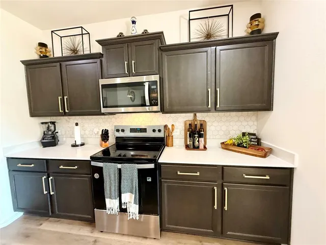 a room with storage and utility