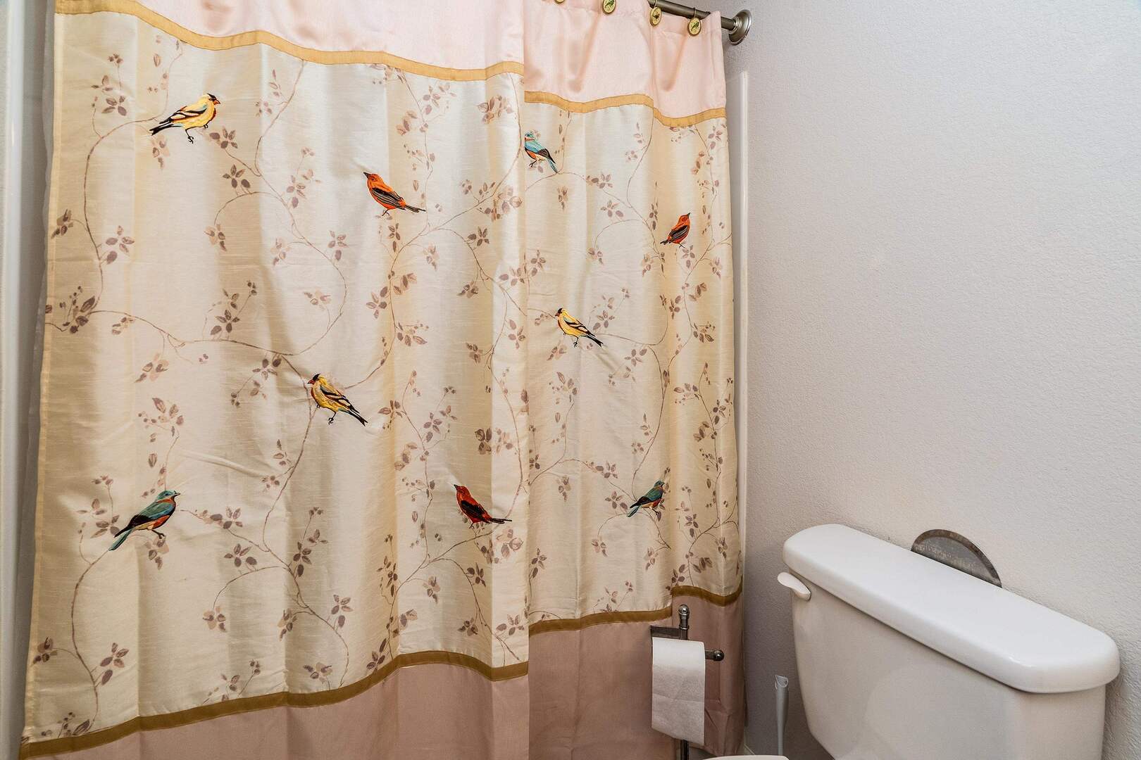 11114 Zachary Drive Marion, IL 62959 - Photo 21 of 34 a white toilet sitting next to a shower curtain