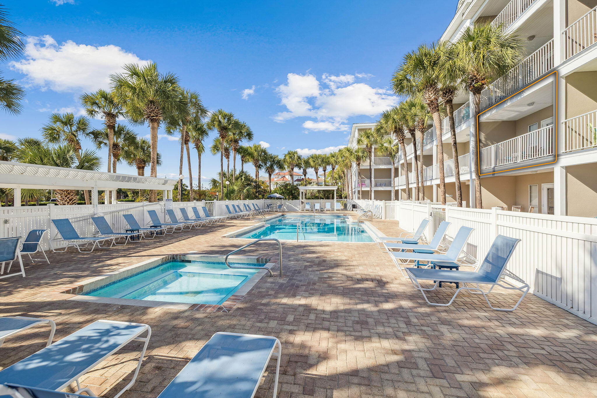 144 Spires Lane, Unit 207 Santa Rosa Beach, FL 32459 - Photo 48 of 49 Unwind Poolside