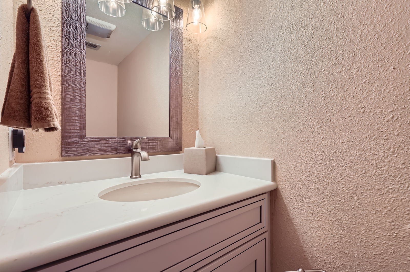 4513 Sidereal Drive Austin, TX 78727 - Photo 22 of 38 a bathroom with a sink and a mirror