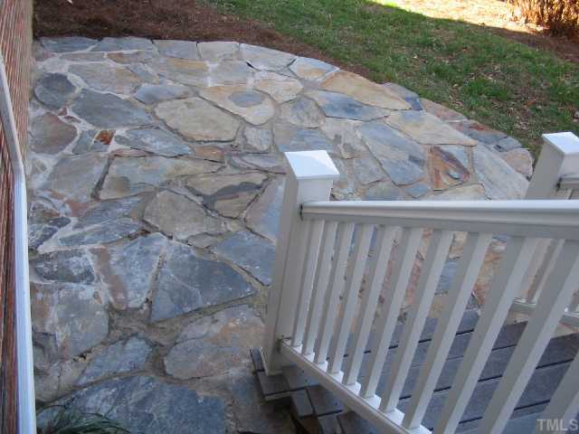 104 Lyncroft Lane Cary, NC 27519 - Photo 11 of 12 Custom Slate Patio in Backyard!