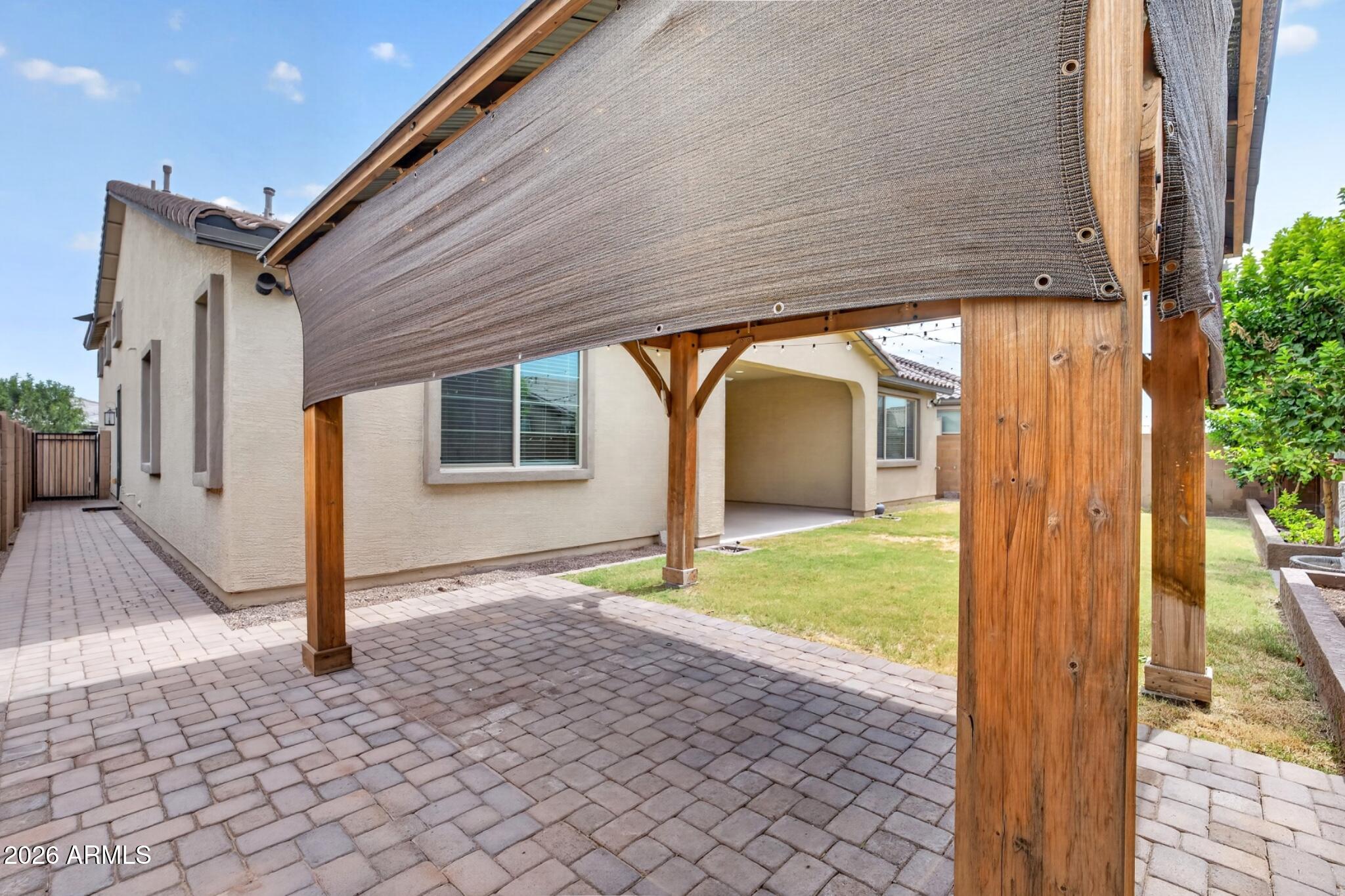 22883 East Rosa Road Queen Creek, AZ 85142 - Photo 42 of 62 Extended Pavers on Sideyard