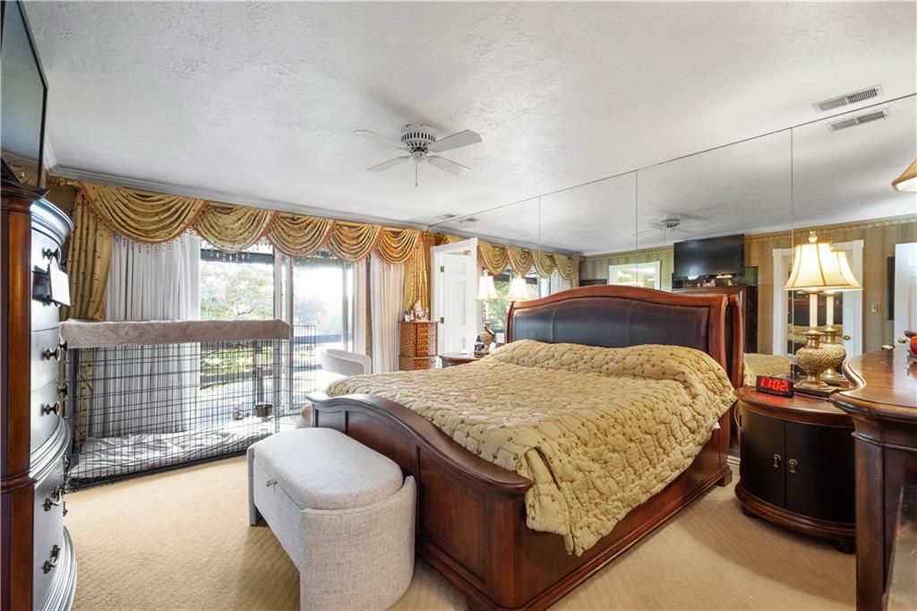 375 Wray Large Road Clairton, PA 15025 - Photo 20 of 47 a bedroom with a bed and a large window