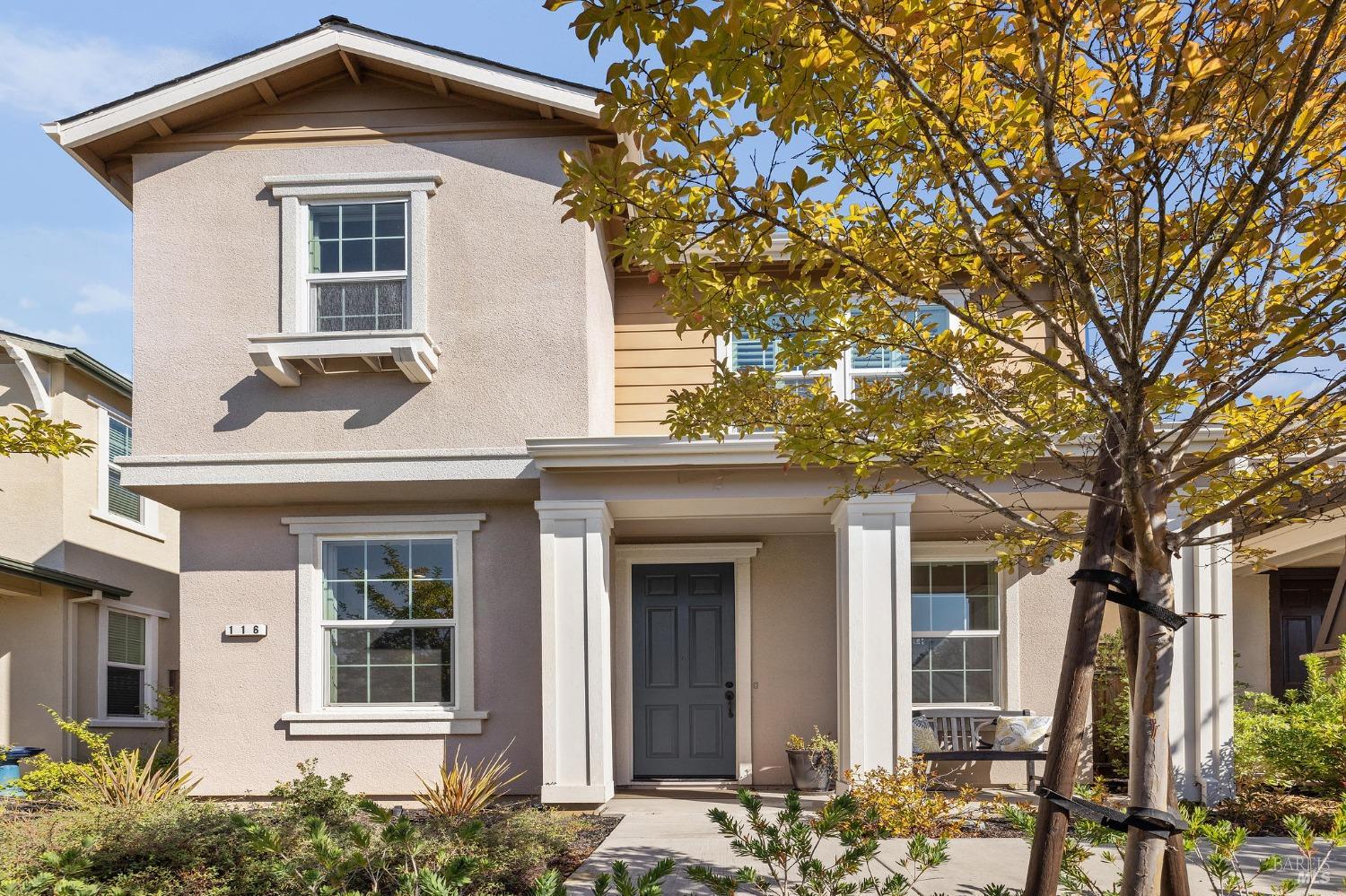 116 Lavender Circle Healdsburg, CA 95448 - Photo 1 of 1 a front view of a house with a tree
