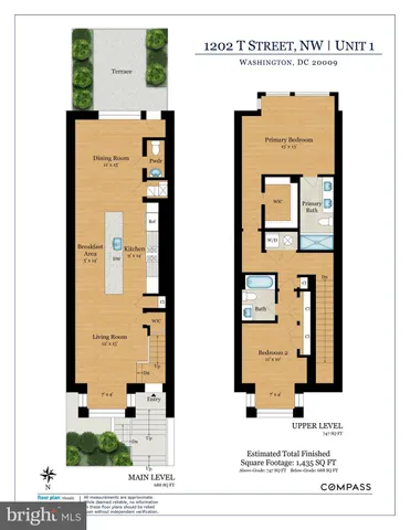 $949,000 | 1202 T Street Northwest, Unit 1, Washington, DC 20009