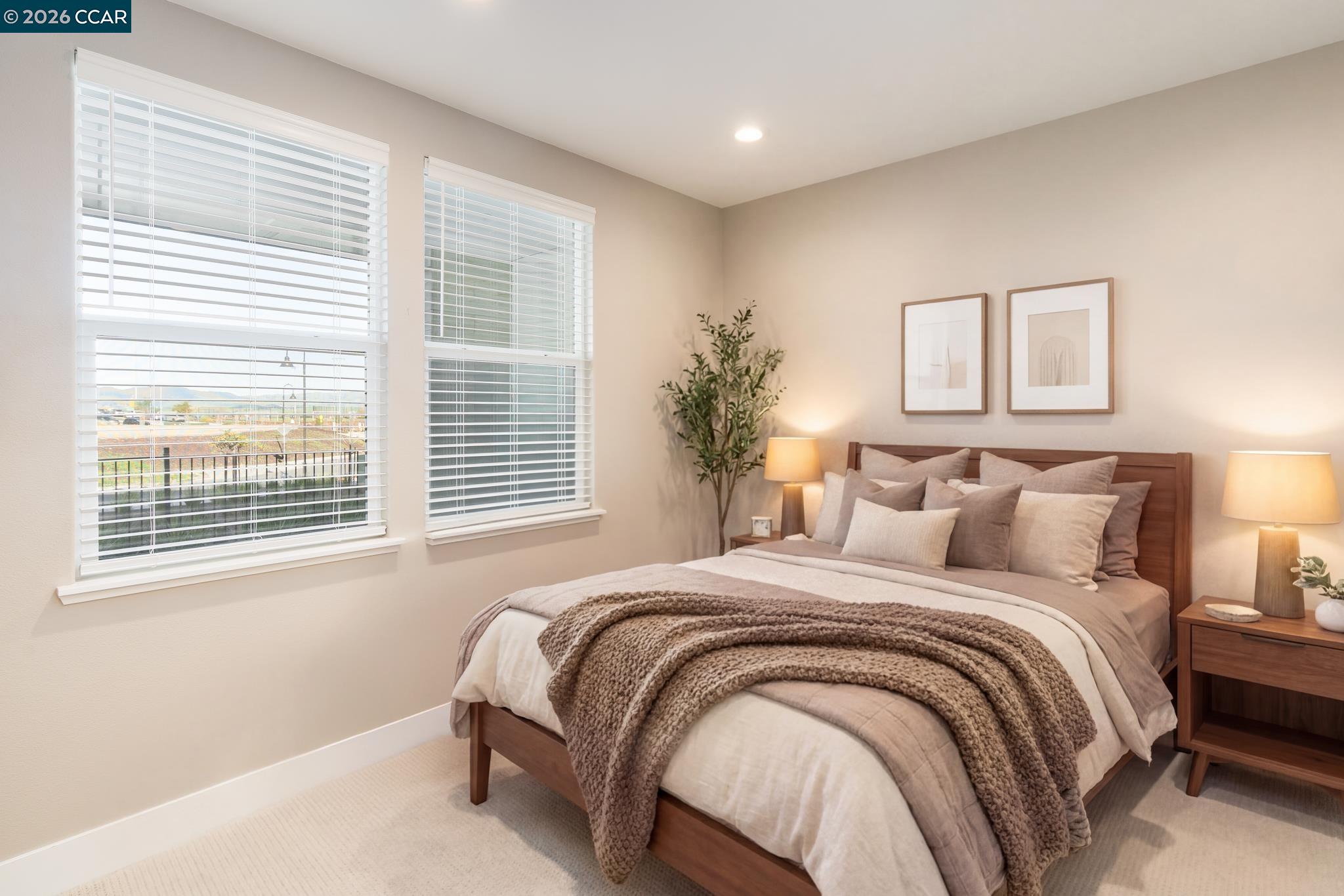 1200 Lorenzini Loop San Ramon, CA 94583 - Photo 13 of 35 a bedroom with a bed and a window