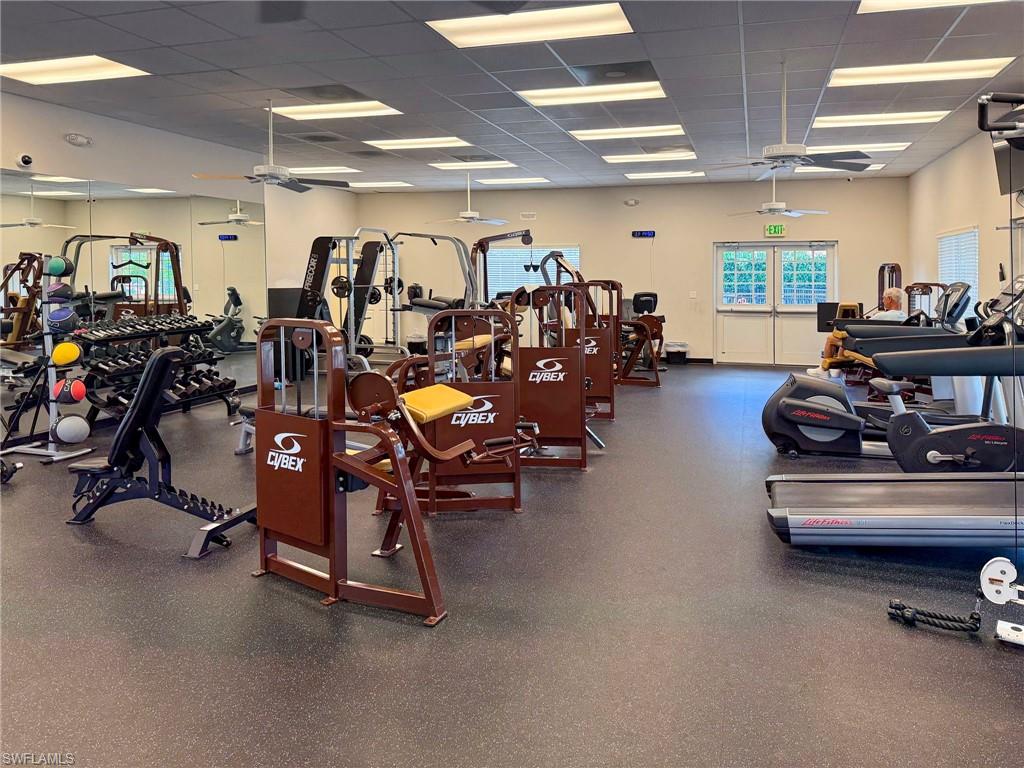 2094 Grove Drive Naples, FL 34120 - Photo 36 of 40 a view of a room with gym equipment