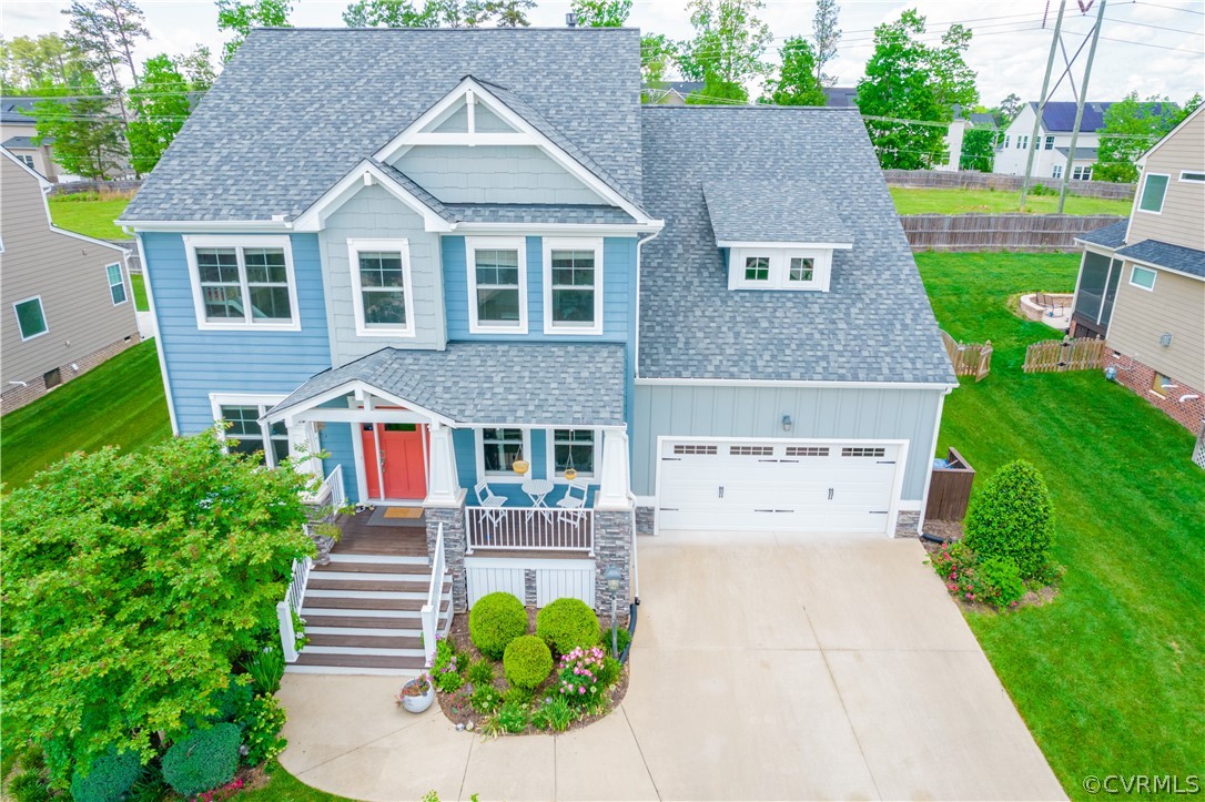4935 Turner Ridge Court Glen Allen, VA 23059 - Photo 2 of 50 a aerial view of a house with a yard