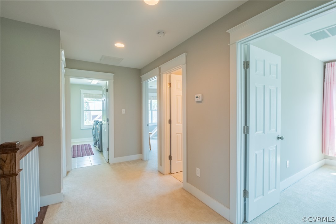 4935 Turner Ridge Court Glen Allen, VA 23059 - Photo 26 of 50 a view of a hallway with wooden shelves