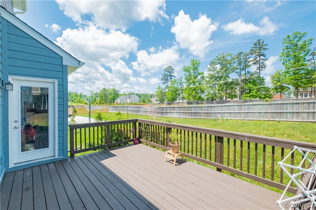 4935 Turner Ridge Court Glen Allen, VA 23059 - Photo 43 of 50 a view of a balcony with wooden floor