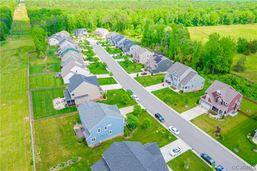 4935 Turner Ridge Court Glen Allen, VA 23059 - Photo 46 of 50 an aerial view of a house with a garden