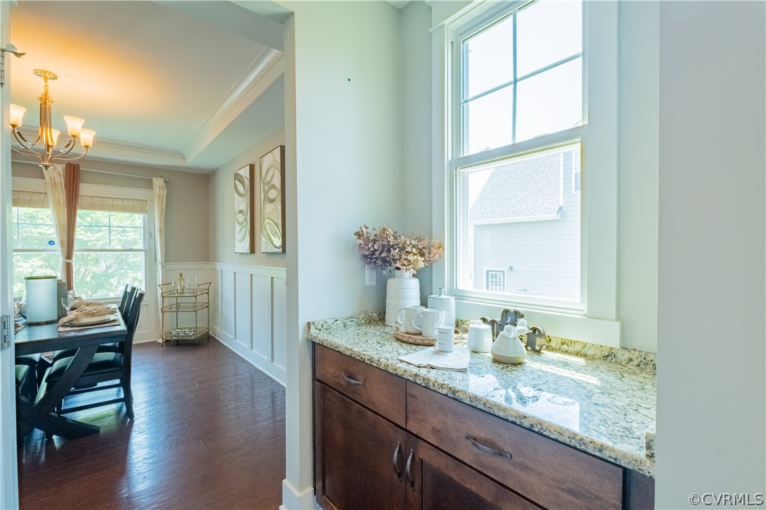 4935 Turner Ridge Court Glen Allen, VA 23059 - Photo 10 of 50 a en suite bathroom with a granite countertop sink and a mirror