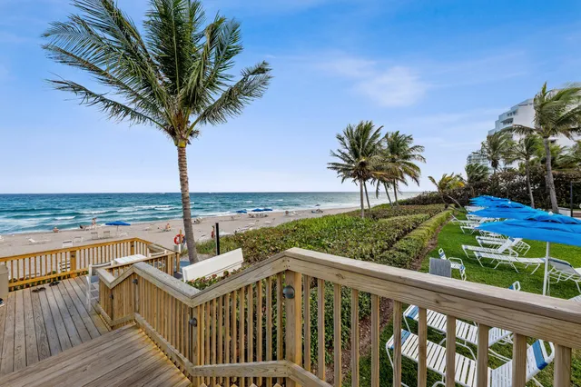 a view of a ocean from a balcony