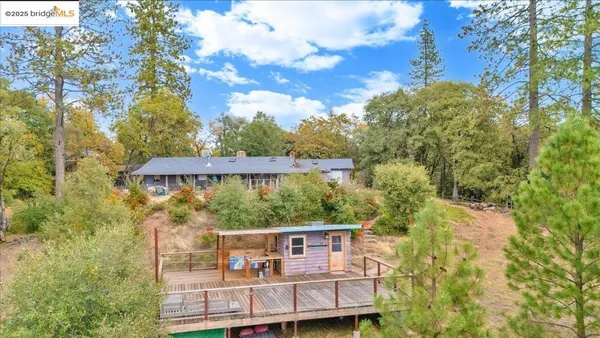 a backyard of a house