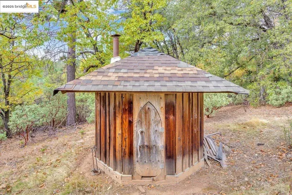 a view of a house with a door