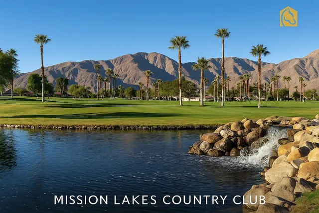 a view of a park with a house in the background