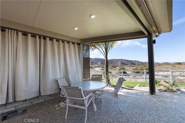 a view of an outdoor space with a lake view