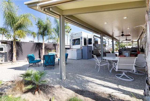 a view of a lake with houses in the background