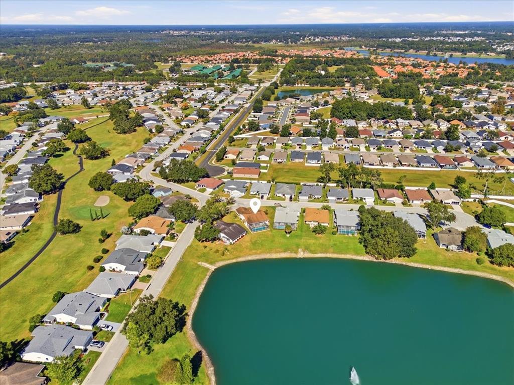 3650 Wildcat Run Lakeland, FL 33810 - Photo 50 of 59 an aerial view of a residential houses with outdoor space and swimming pool