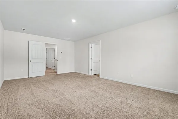 a view of an empty room