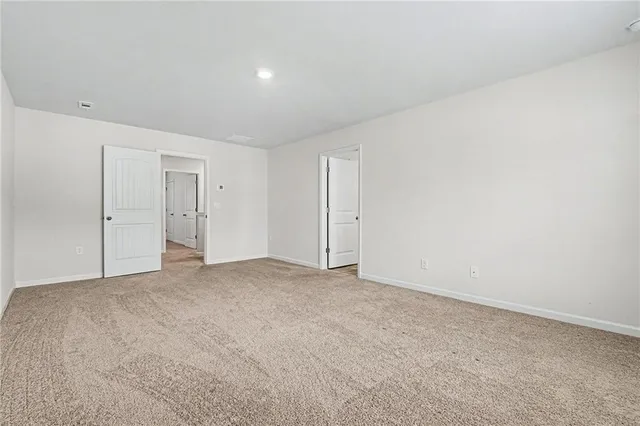 a view of an empty room