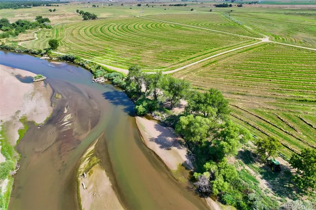 a view of a swimming pool with a yard