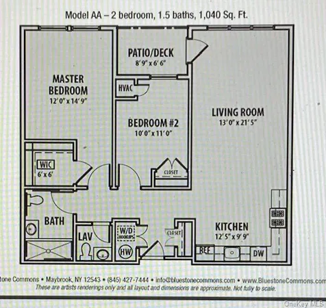 $2,000 | 501 Bluestone Court, Unit 112, Maybrook, NY 12543