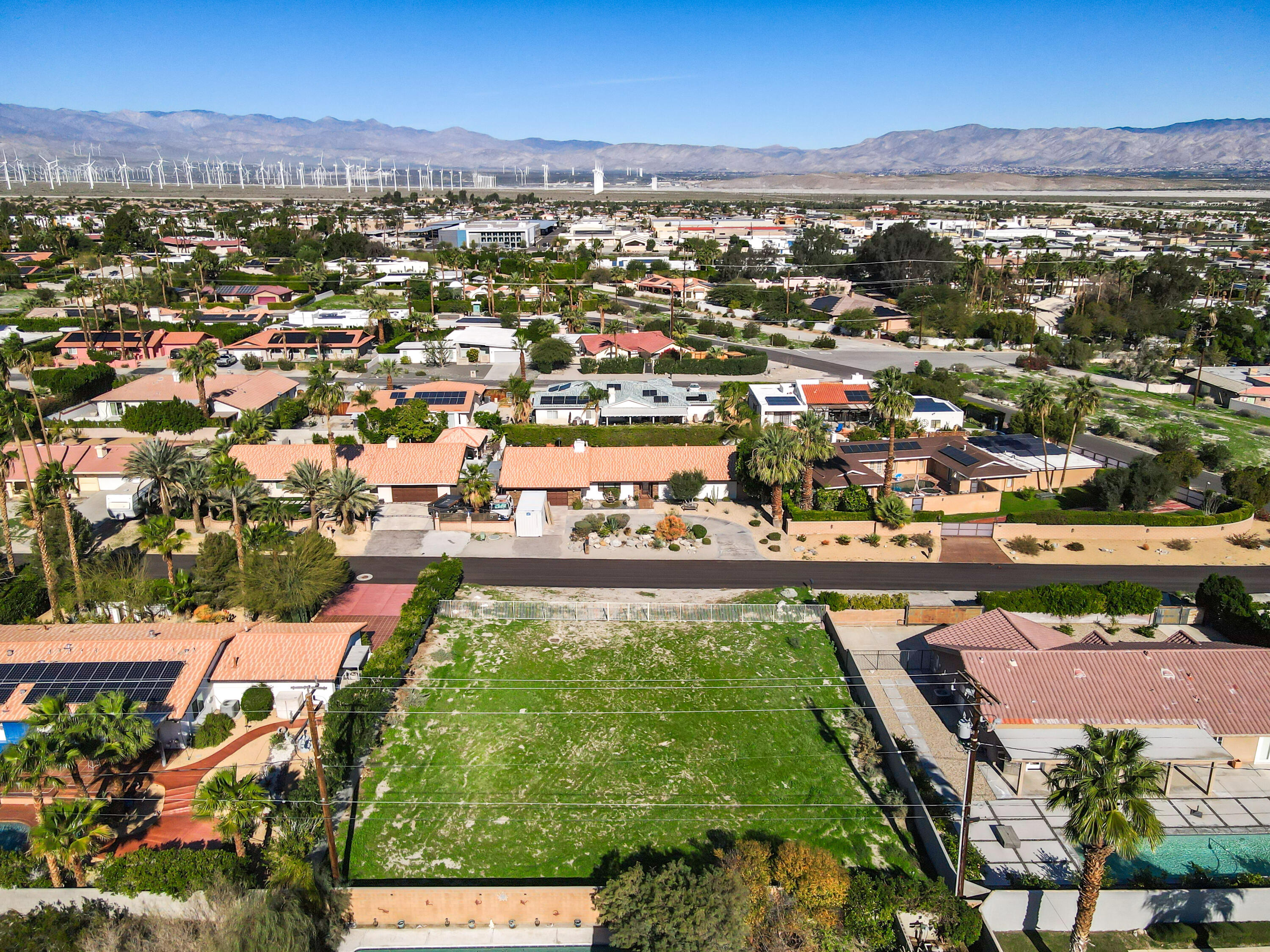 0 West Sepulveda Road Palm Springs, CA 92262 - Photo 21 of 22 an aerial view of residential houses with outdoor space