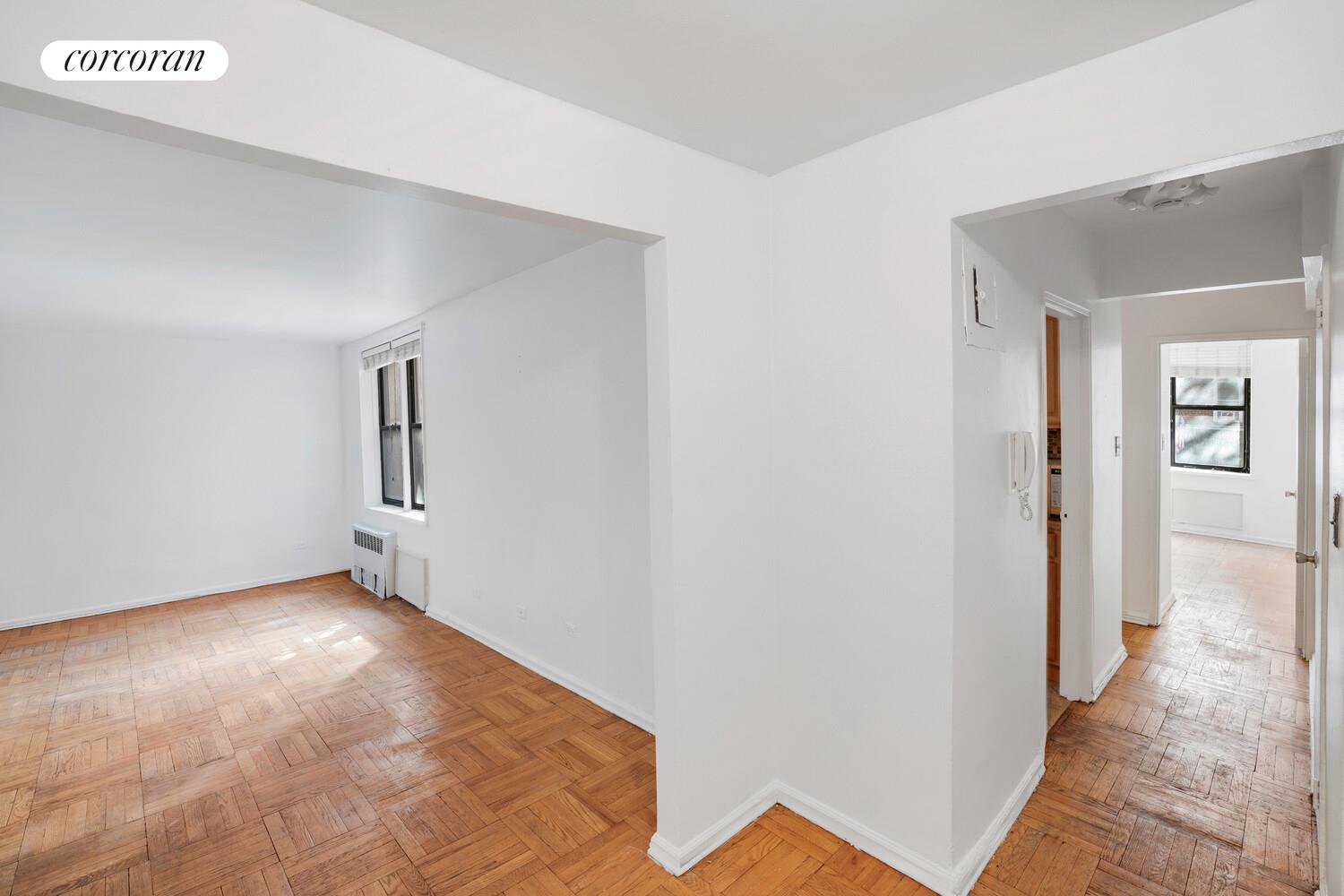 a view of an empty room