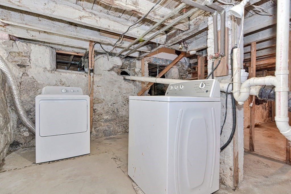 29 Winter Street Fall River, MA 02720 - Photo 30 of 34 a utility room with dryer and washer