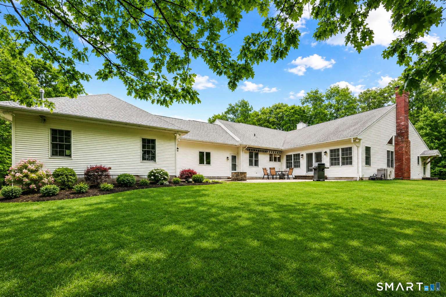 96 Spak Road Willington, CT 06279 - Photo 30 of 40 Expansive, open, grassy lawns surround the house in all directions.
