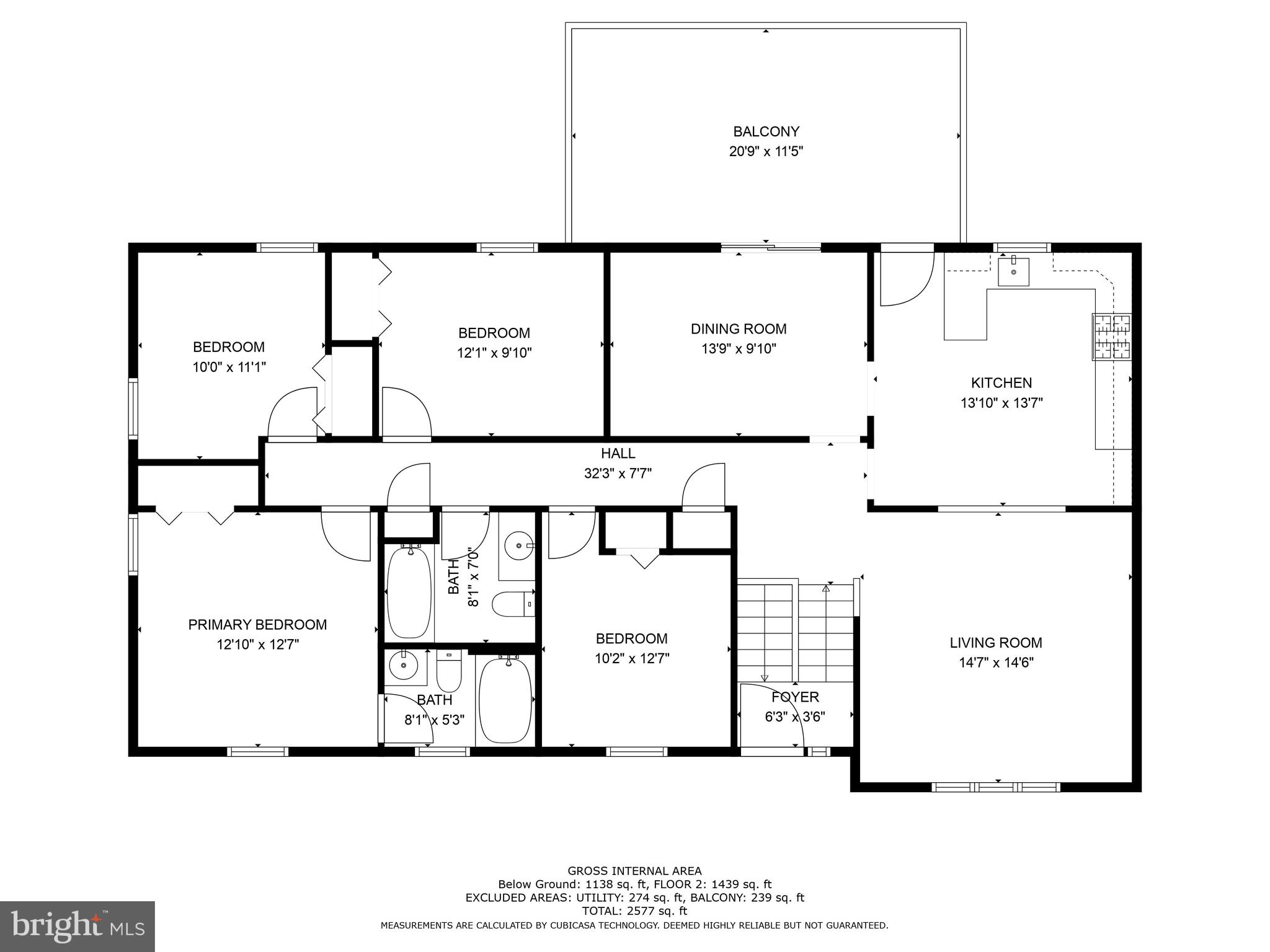 426 Joppa Farm Road Joppa, MD 21085 - Photo 48 of 52 Upper Level Floor Plan
