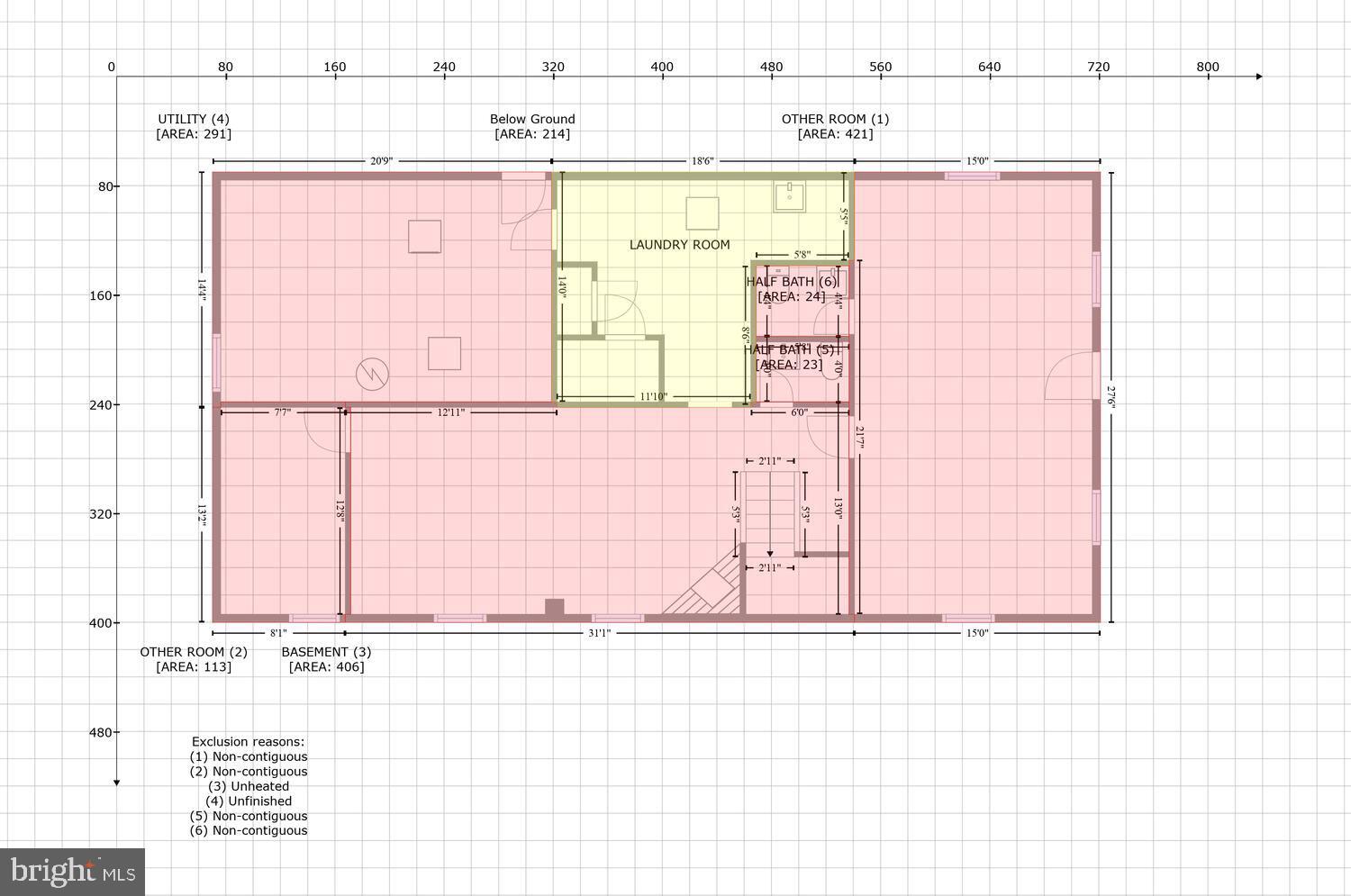 426 Joppa Farm Road Joppa, MD 21085 - Photo 51 of 52 Lower Level Floor Plan