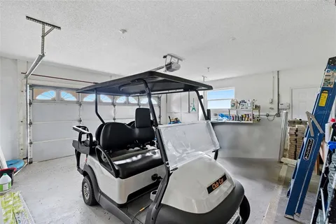 a view of a house with a small yard and a large tree
