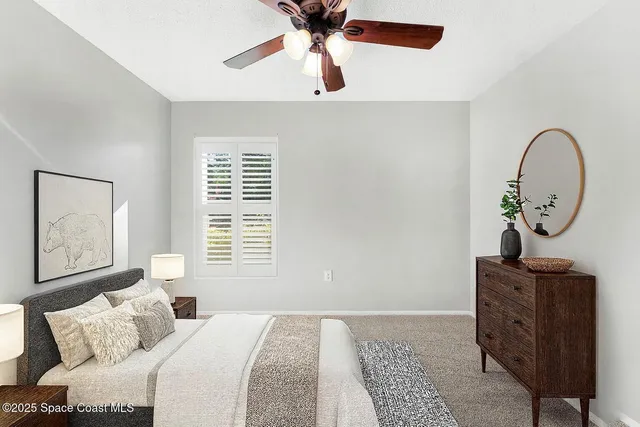 a view of backyard with green space